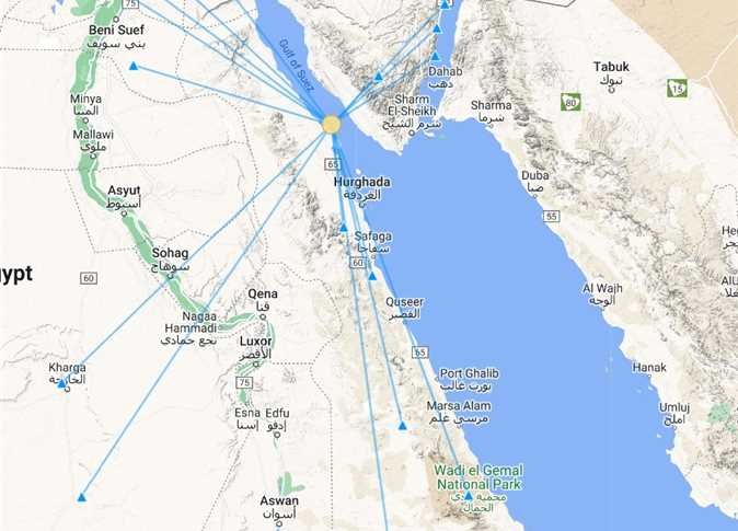 هزة أرضية في الغردقة