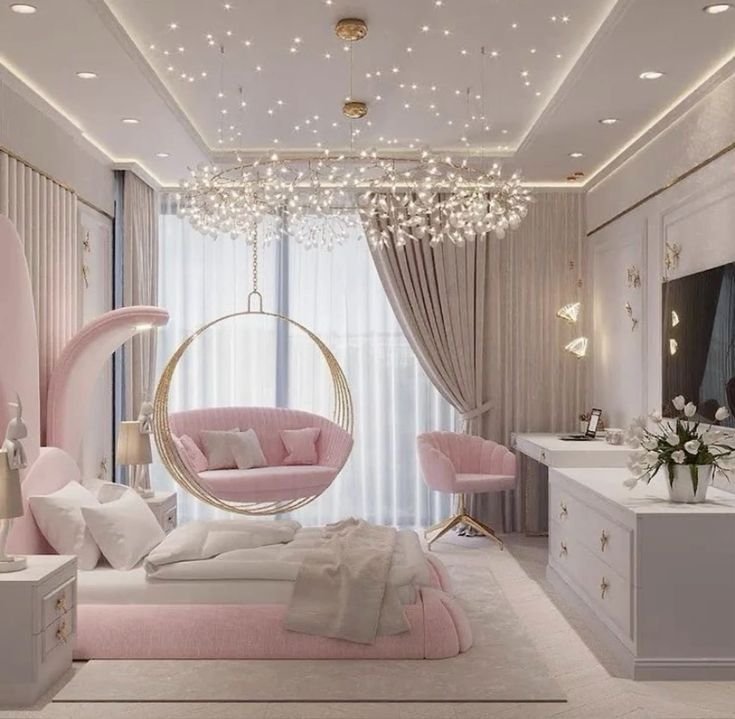 ديكورات غرف بنات