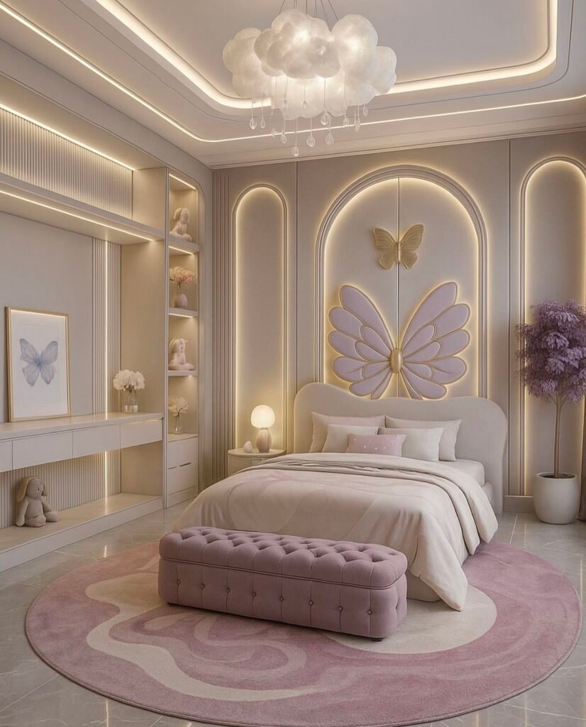 ديكورات غرف بنات