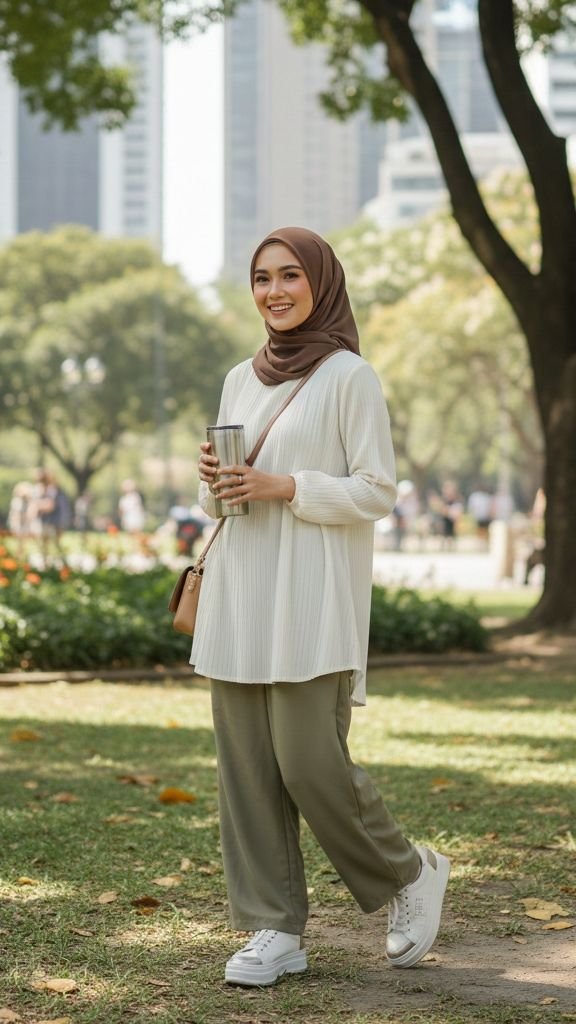 ملابس محجبات عصرية : 9 أفكار عصرية لإطلالة محتشمة ومريحة 3 ملابس محجبات واسعة