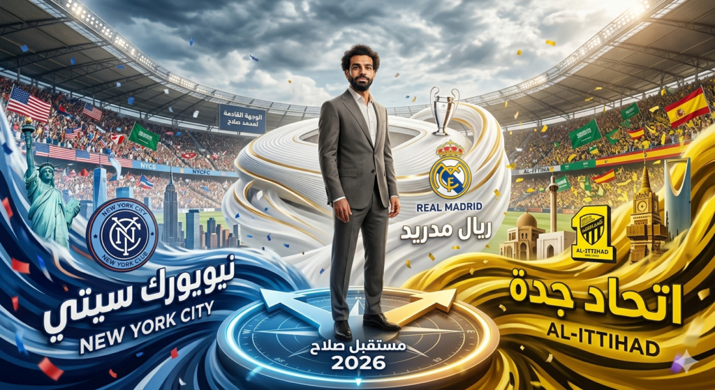 عاجل صراع ثلاثي على ضم محمد صلاح بعد إعلان رحيله رسمياً عن ليفربول في صيف 2026 2 ضم محمد صلاح