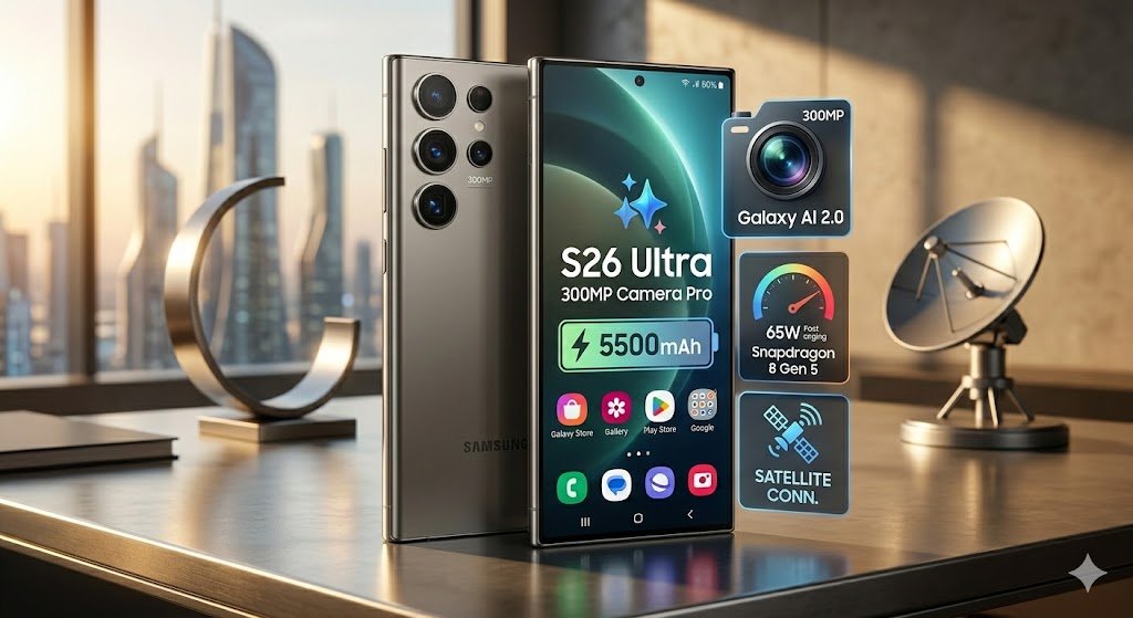 8 مميزات في هاتف سامسونج S26 الترا: وحش التكنولوجيا يسيطر على 2026 2 سامسونج S26 الترا