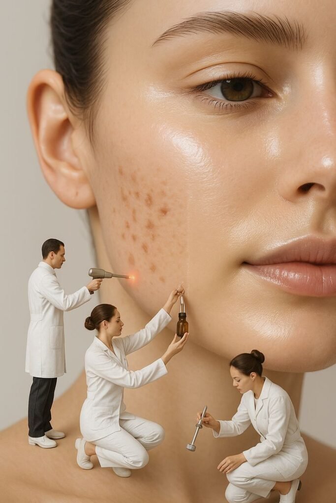 علاج البشرة الباهتة