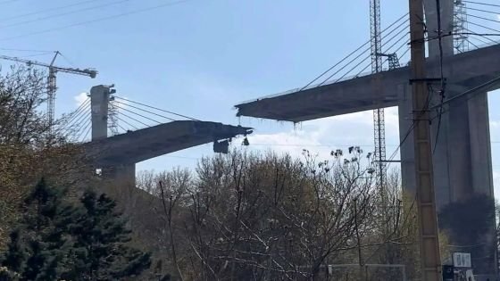 انهيار أكبر جسر في إيران