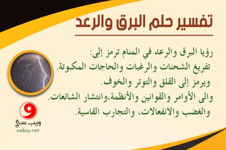 رؤية المطر والرعد في المنام