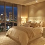 ديكور غرف نوم مودرن بألوان فاتحة