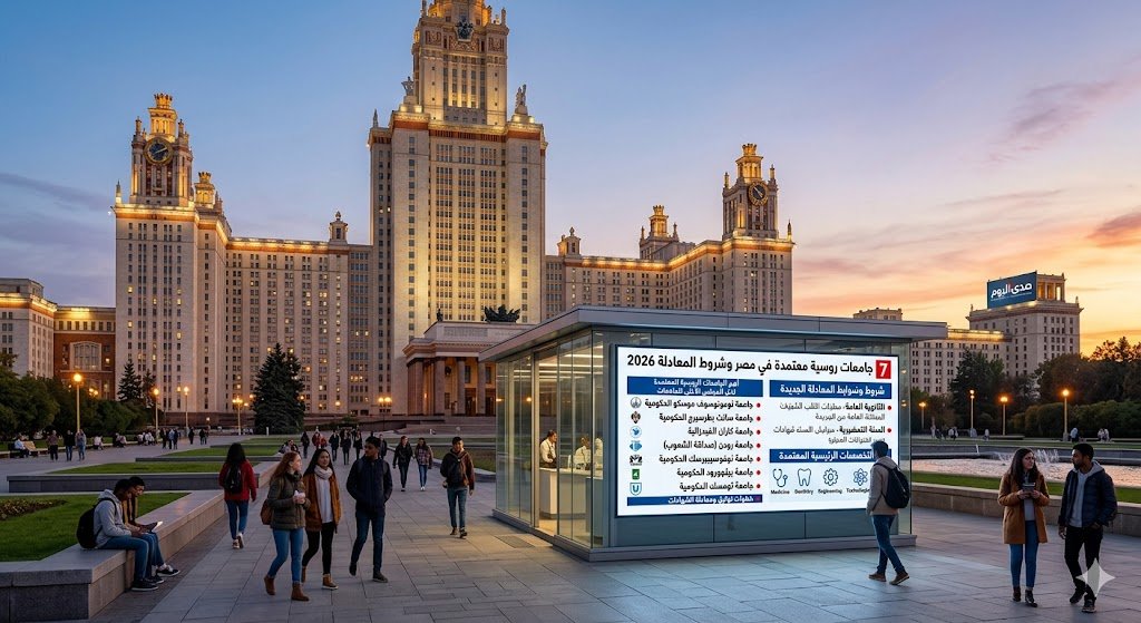 الجامعات المعتمدة للدراسة في روسيا