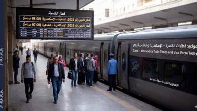 مواعيد قطارات القاهرة الإسكندرية