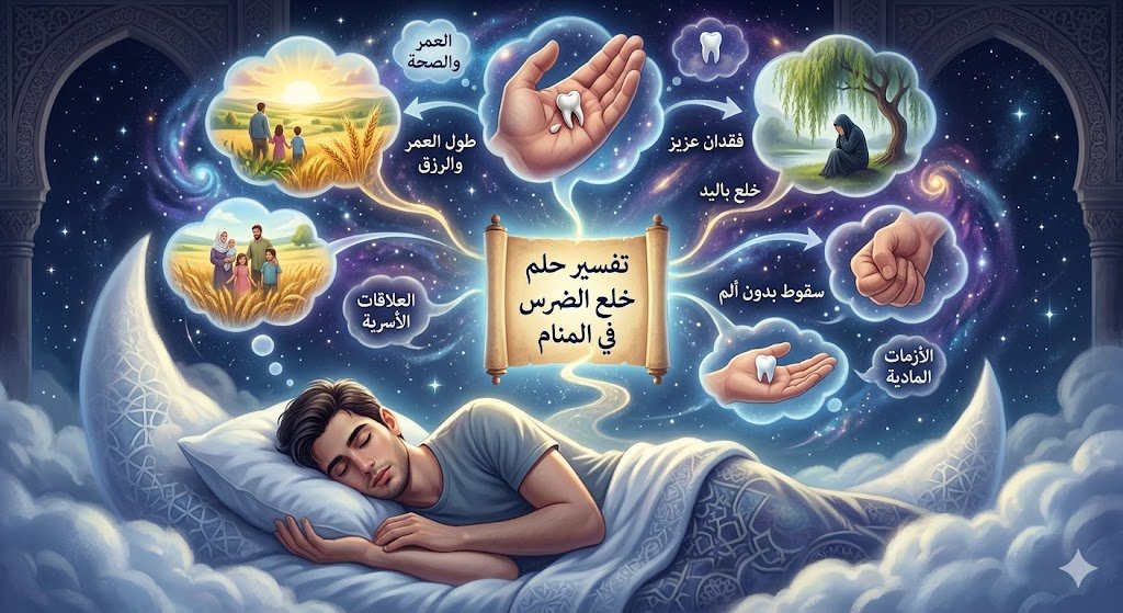 تفسير حلم خلع الضرس