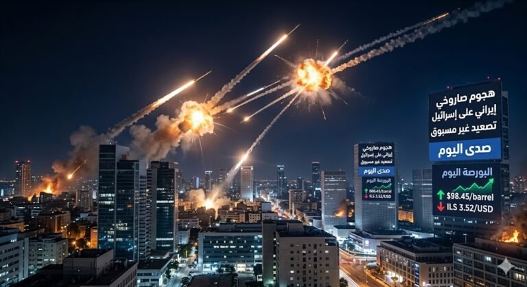 هجوم صاروخي إيراني