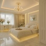 تنسيق غرف نوم بألوان فاتحة