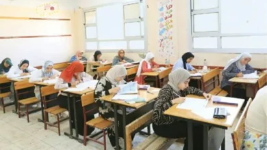 إنفوجرافيك توزيع درجات مواد الثانوية العامة 2026 لجميع الشعب علمي وأدبي.