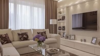 أحدث تصاميم ليفنج روم 2026: دليل الفخامة والراحة وحلول المساحات الضيقة 8 تصاميم ليفنج روم