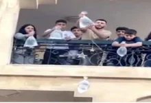 واقعة أكياس المياه على المصلين