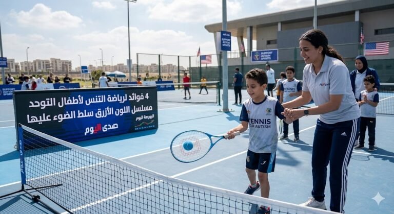 التنس لأطفال التوحد