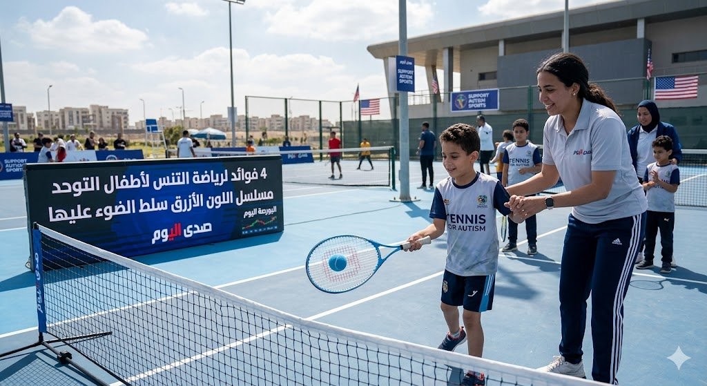 التنس لأطفال التوحد