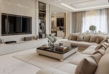 ديكورات صالات استقبال راقية