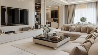 ديكورات صالات استقبال راقية