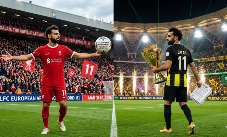 انتقال محمد صلاح إلى الدوري السعودي