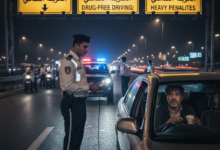 عقوبات متعاطي المخدرات أثناء السير