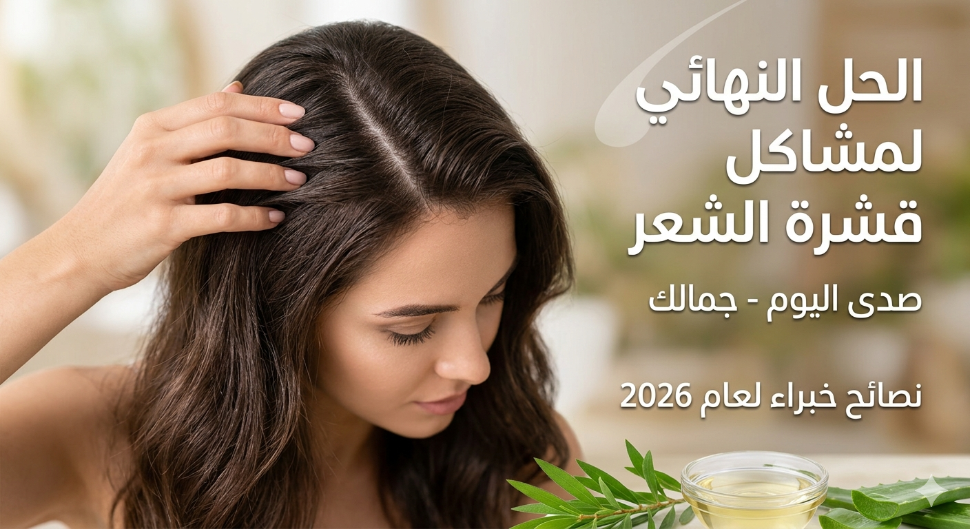 دليلك الشامل لعلاج مشاكل قشرة الشعر نهائياً بأفضل الطرق الطبيعية والطبية 2026 1 أفضل الطرق الطبيعية والطبية للتخلص من قشرة الشعر في أسبوع.
