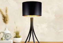 تنسيق إضاءة الأباجورات المودرن