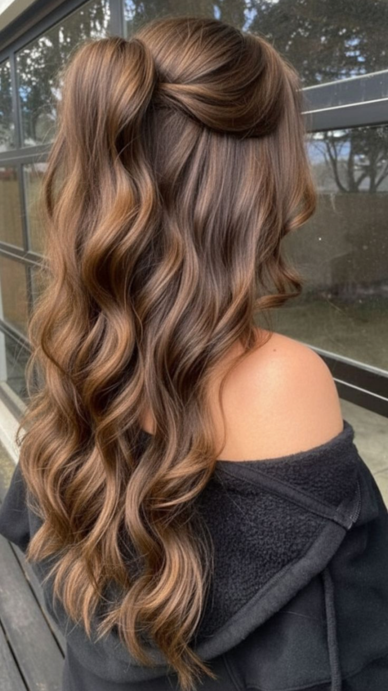 "فتاة تطبق طرق العناية بالشعر في المنزل باستخدام زيوت طبيعية، تظهر شعراً صحياً ولامعاً لعام 2026."