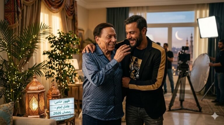 ظهور خاص لـ الزعيم عادل إمام مع ابنه في فيلم العيد