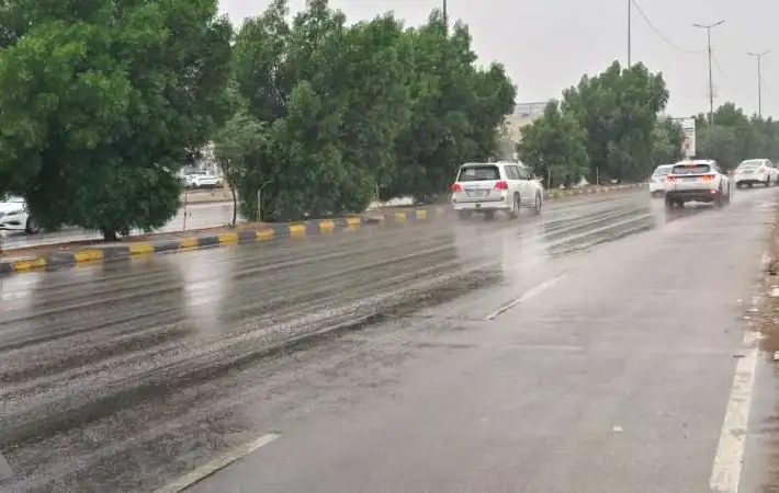 أمطار غزيرة تضرب شوارع العراق 1763200952 0