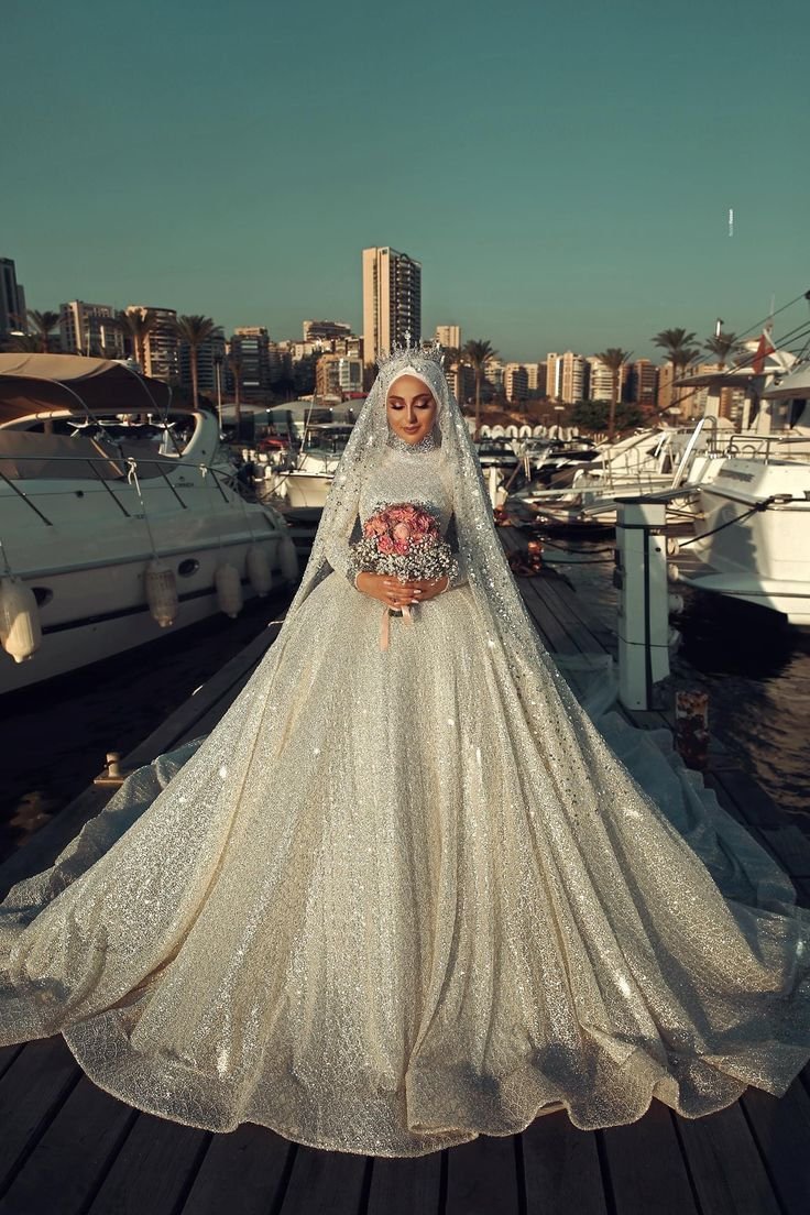 فساتين زفاف للمحجبات