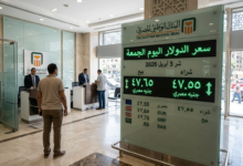 رسم بياني يوضح استقرار سعر الدولار اليوم الجمعة أمام الجنيه المصري داخل البنوك الوطنية