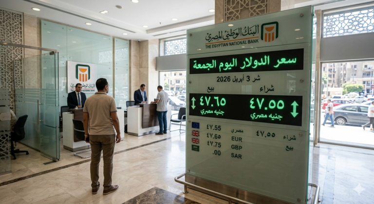 سعر الدولار اليوم الجمعة في البنوك المصرية: تحديث جديد 3 أبريل 2026 12 رسم بياني يوضح استقرار سعر الدولار اليوم الجمعة أمام الجنيه المصري داخل البنوك الوطنية