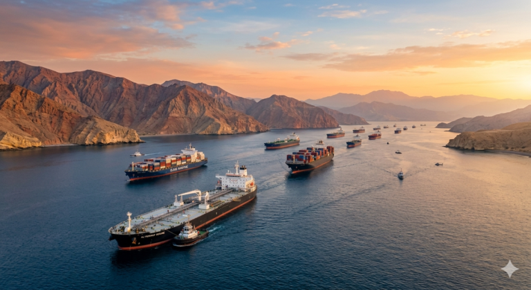 مضيق هرمز: استئناف حركة السفن رسمياً بعد وقف إطلاق النار 2026 1 مضيق هرمز