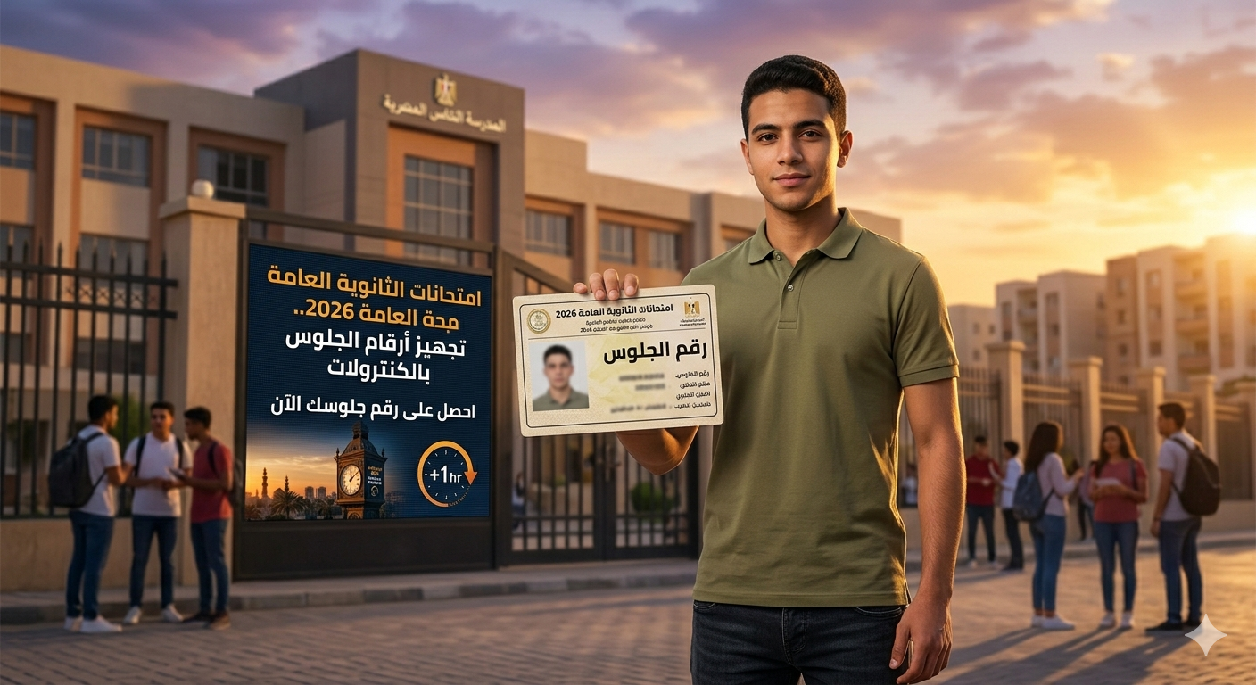 أرقام جلوس الثانوية العامة 2026.. موعد الإعلان ورابط الاستعلام الرسمي