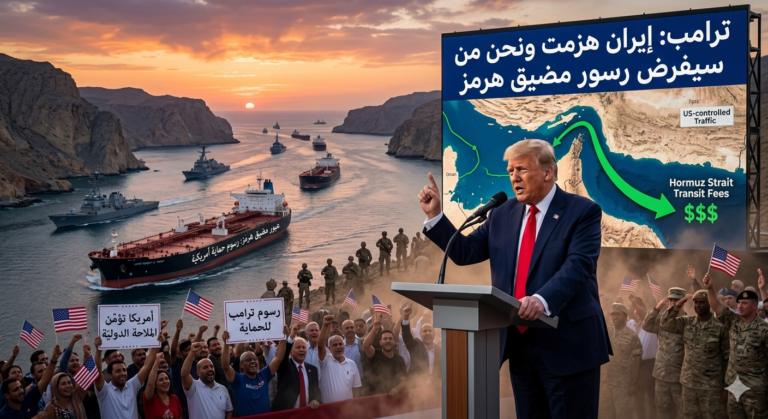 5 تداعيات لقرار ترامب الصادم: إيران هزمت ورسوم عبور إجبارية في مضيق هرمز 4 مضيق هرمز