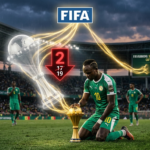 رسم توضيحي يظهر تراجع السنغال في تصنيف فيفا لمنتخبات الأفريقية 2026 وسحب الكأس.