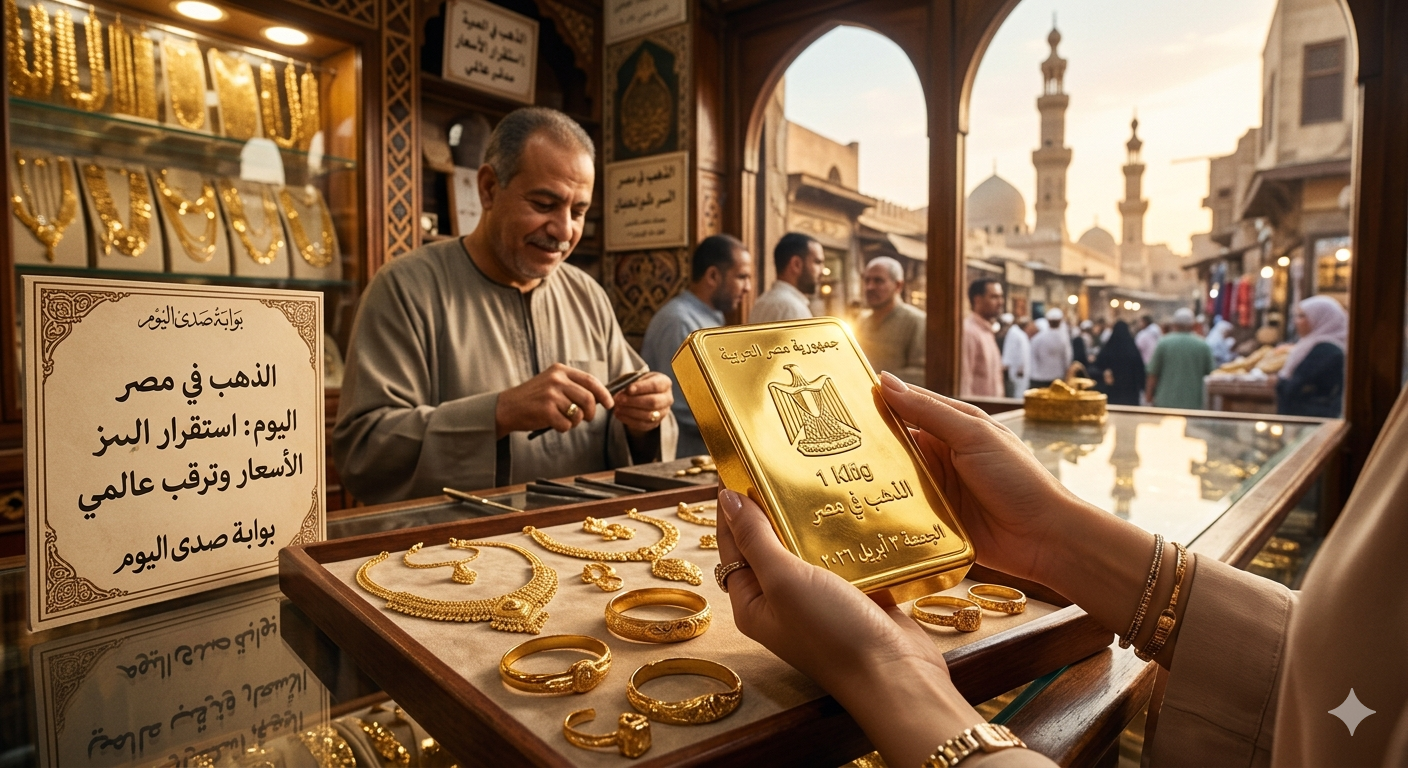 عرض تفصيلي لأسعار الذهب في مصر اليوم الجمعة داخل أحد أشهر محلات الصاغة بالقاهرة
