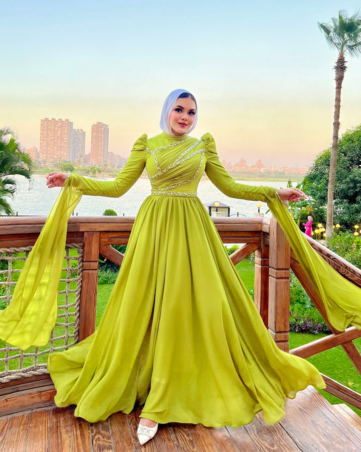 أزياء المحجبات للمناسبات